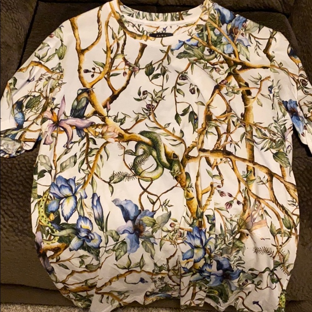 Zara printed tee